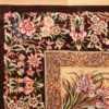 modern persian silk small scatter size qum rug 49405 corner Nazmiyal