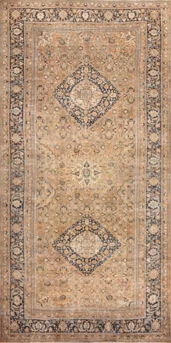 oversized antique khorassan persian rug 50664 Nazmiyal