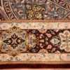 small size geometric modern persian silk qum rug 49421 border Nazmiyal