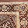 small size geometric modern persian silk qum rug 49421 corner Nazmiyal