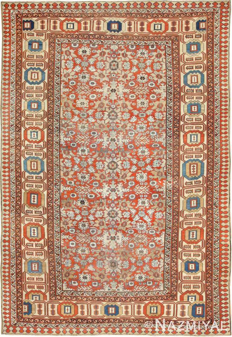 large antique bakshaish persian rug 49394 Nazmiyal