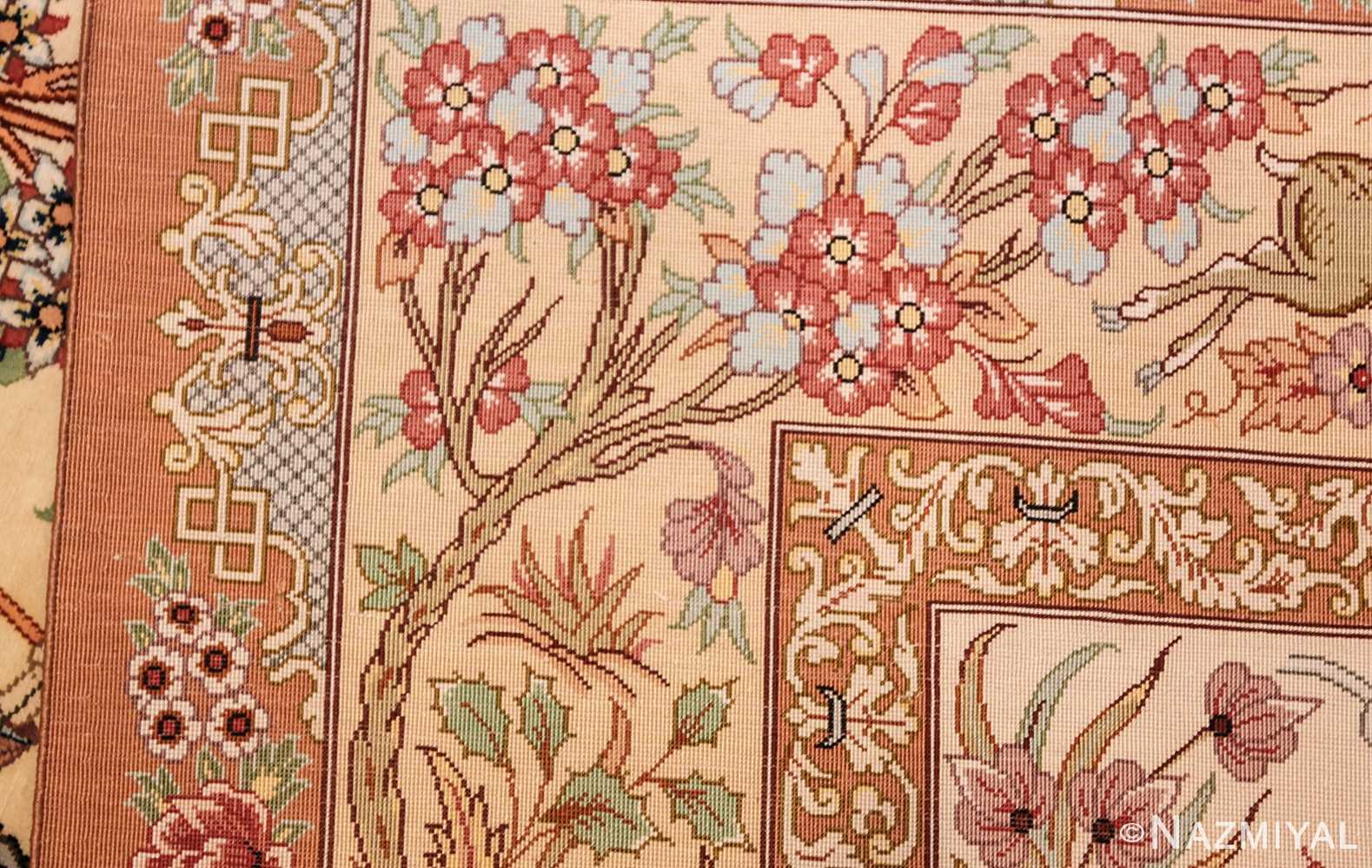 Hunting Scene Silk Rug, Small Silk Carpet, Hanging Wall Rug, Royal Blu –  Jewel Rugs