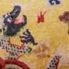 small size antique silk chinese rug 49455 head Nazmiyal