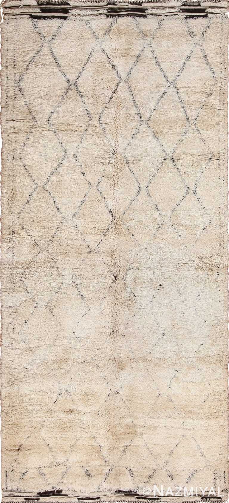 vintage geomterical moroccan rug 49457 Nazmiyal