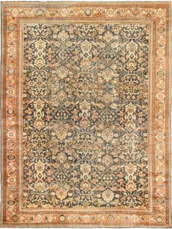 antique shabby chic mahal persian rug 49442 Nazmiyal