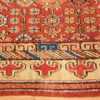 small antique red background khotan rug 49033 border Nazmiyal