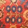 small antique red background khotan rug 49033 closeup Nazmiyal
