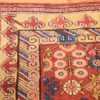 small antique red background khotan rug 49033 corner Nazmiyal