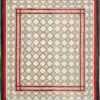 vintage art deco american hooked rug 49525 Nazmiyal