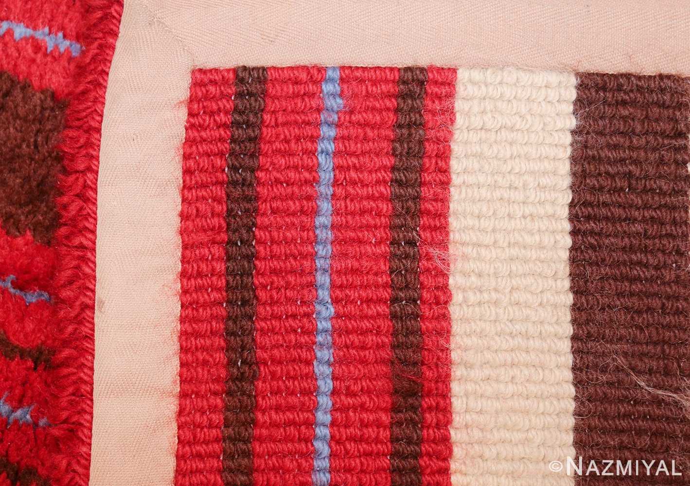 colorful geometric navajo design american rug 49523 weave Nazmiyal