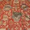 17th century hunting scene oversize isfahan persian rug 3025 black Nazmiyal