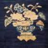 room size navy background antique chinese rug 49474 blue vase Nazmiyal