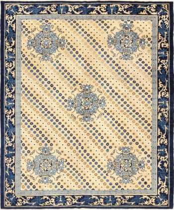 Decorative Room Size Antique Oriental Chinese Rug 49542 by Nazmiyal