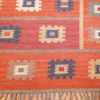vintage flat woven marta maas scandinavian rug 49568 corner Nazmiyal