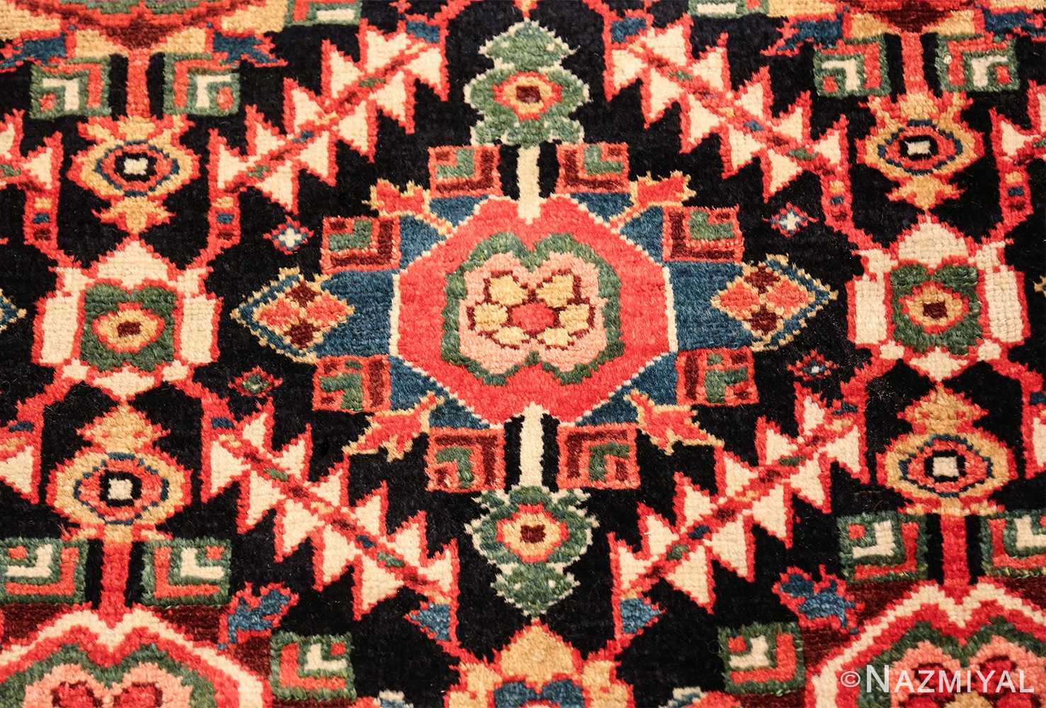 antique navy background northwest persian rug 49586 blue Nazmiyal