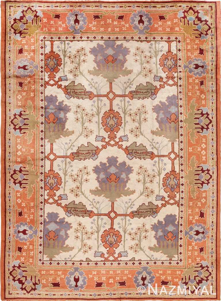large gavin morton arts and crafts design irish donegal rug 49498 Nazmiyal