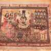 antique small size pictorial kerman persian rug 49618 up Nazmiyal