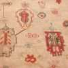 large ivory background antique oushak turkish rug 49658 trio Nazmiyal