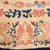 oval antique ivory background chinese rug 49592 dragon Nazmiyal