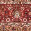 silk and wool fine floral vintage khorassan persian rug 60018 red Nazmiyal