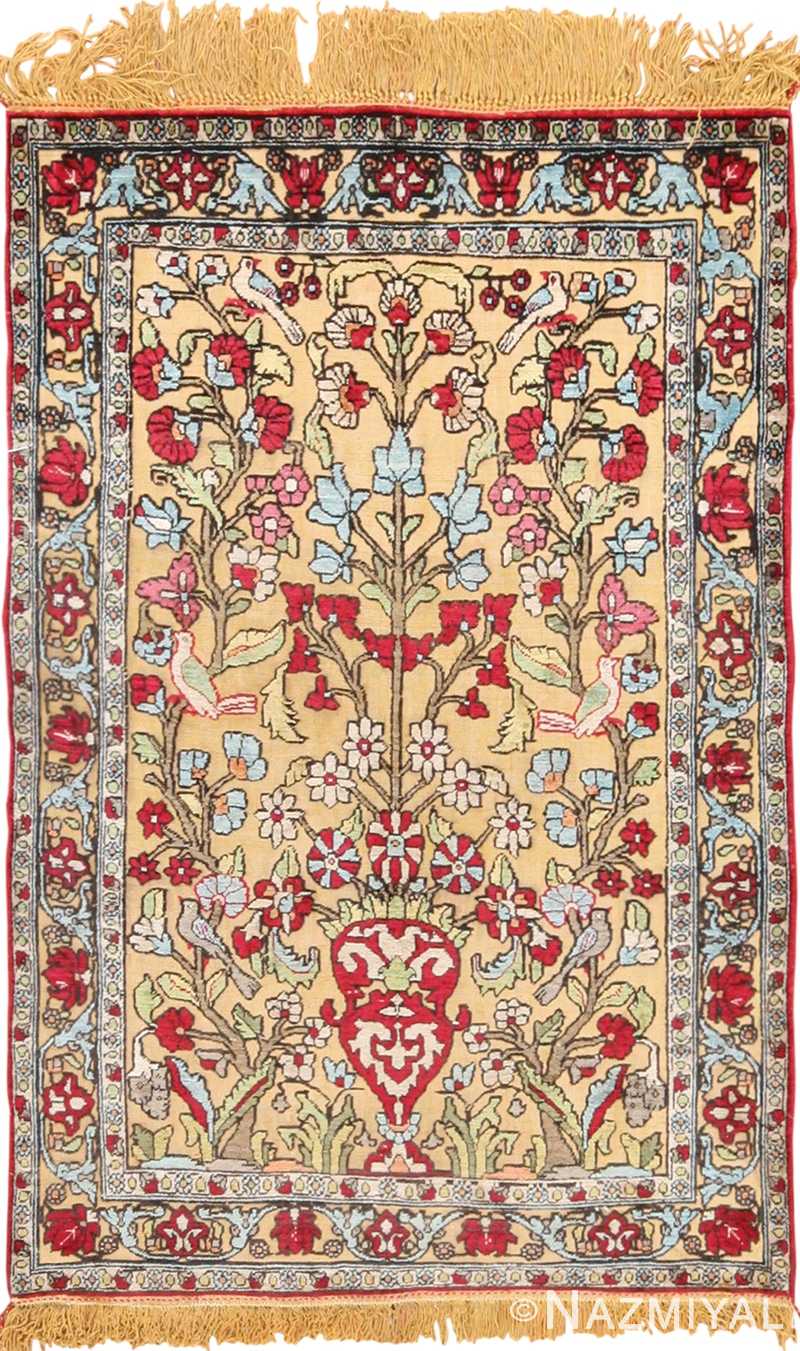 Kashan Silk Rugs - Carpet Vidalondon