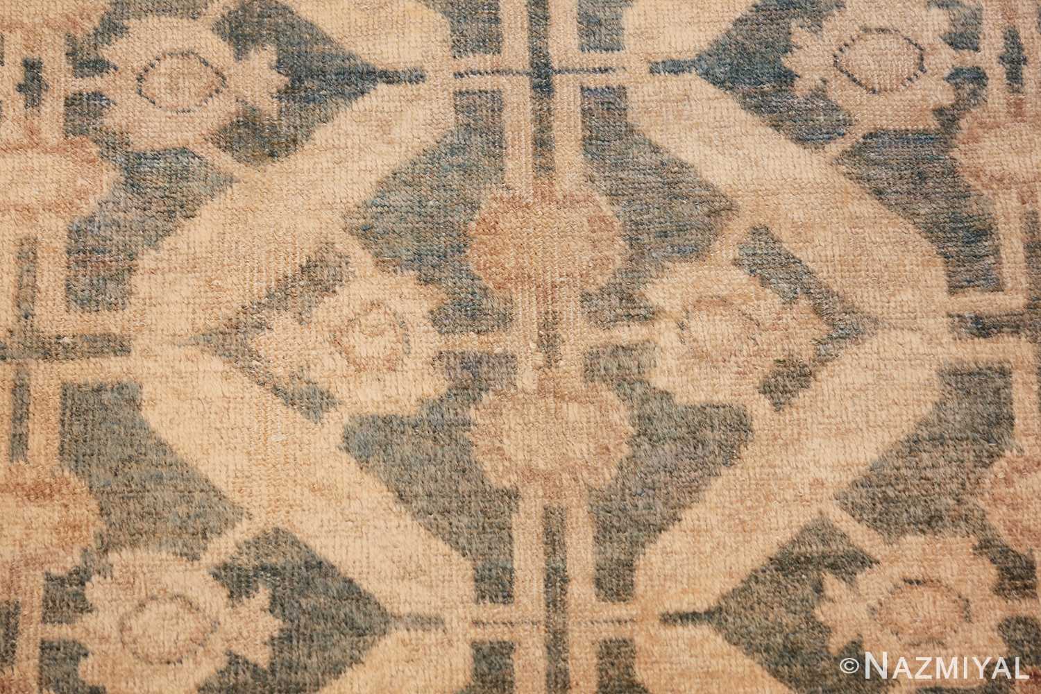 geometric antique tabriz persian rug 49647 closeup Nazmiyal