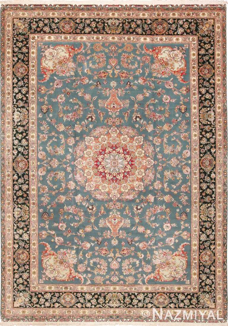 large fine vintage tabriz persian rug 60027 Nazmiyal