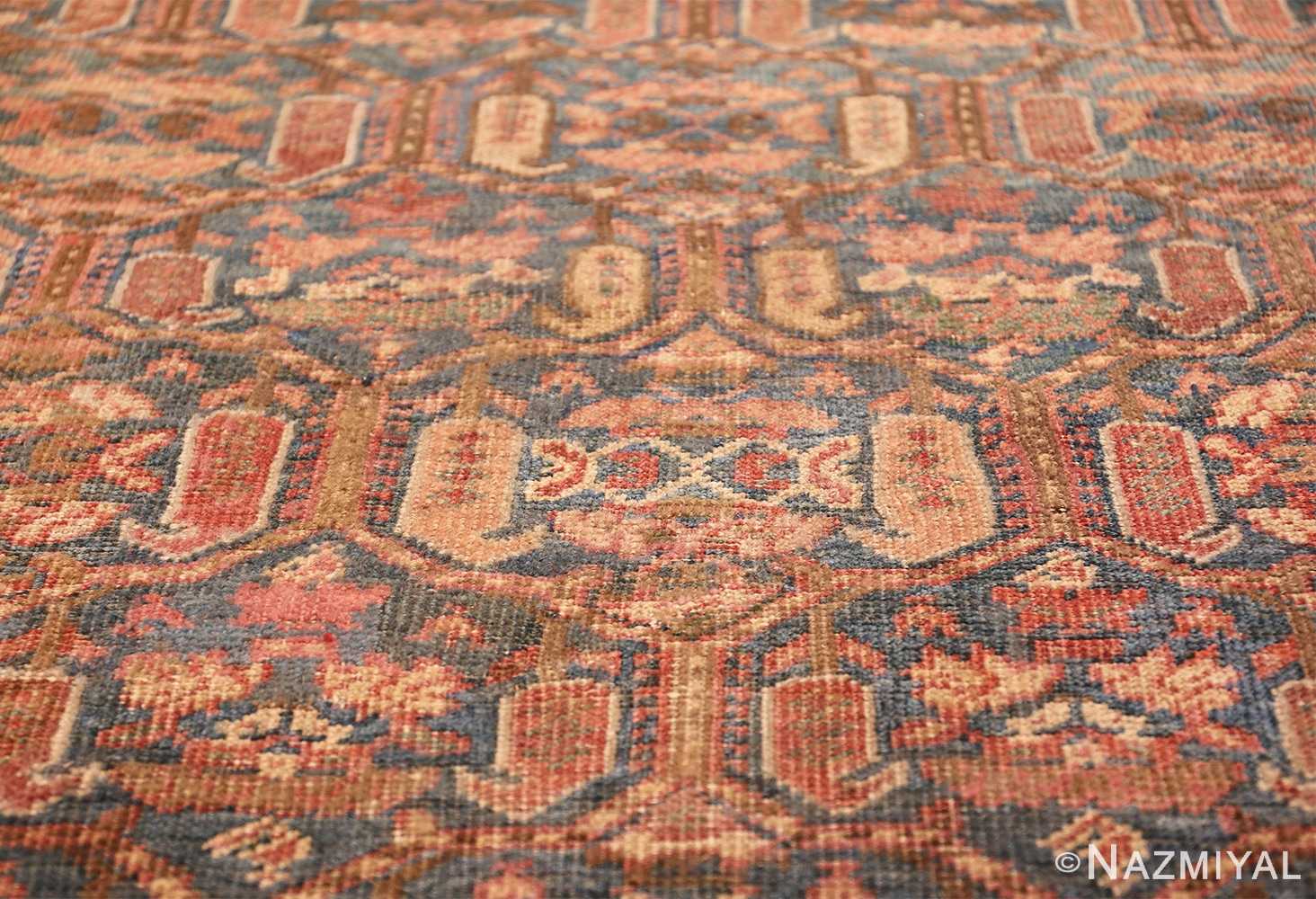 square antique bakshaish persian rug 49656 closeup Nazmiyal