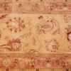 square silk and wool vintage tabriz persian rug 60026 pattern Nazmiyal
