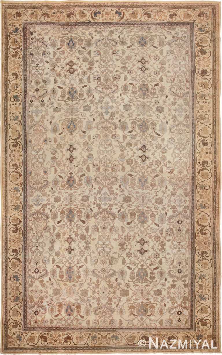 Antique Decorative Oversized Persian Sultanabad Rug 49675 by nazmiyal