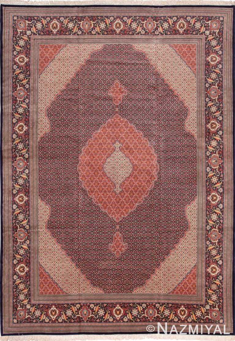 Large Vintage Herati Design Persian Tabriz Rug 60028 by Nazmiyal