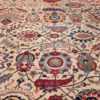 antique sickle leaf design persian tabriz rug 49723 field Nazmiyal