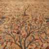 oversize animal motif antique persian kashan rug 49755 field Nazmiyal