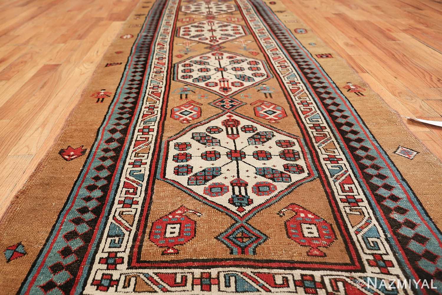 antique tribal persian bakshaish runner rug 49725 field Nazmiyal