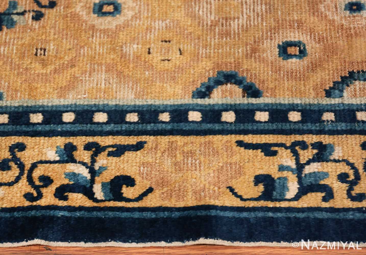 Mid 19th Century Chinese Ningxia rug 49798 border Nazmiyal