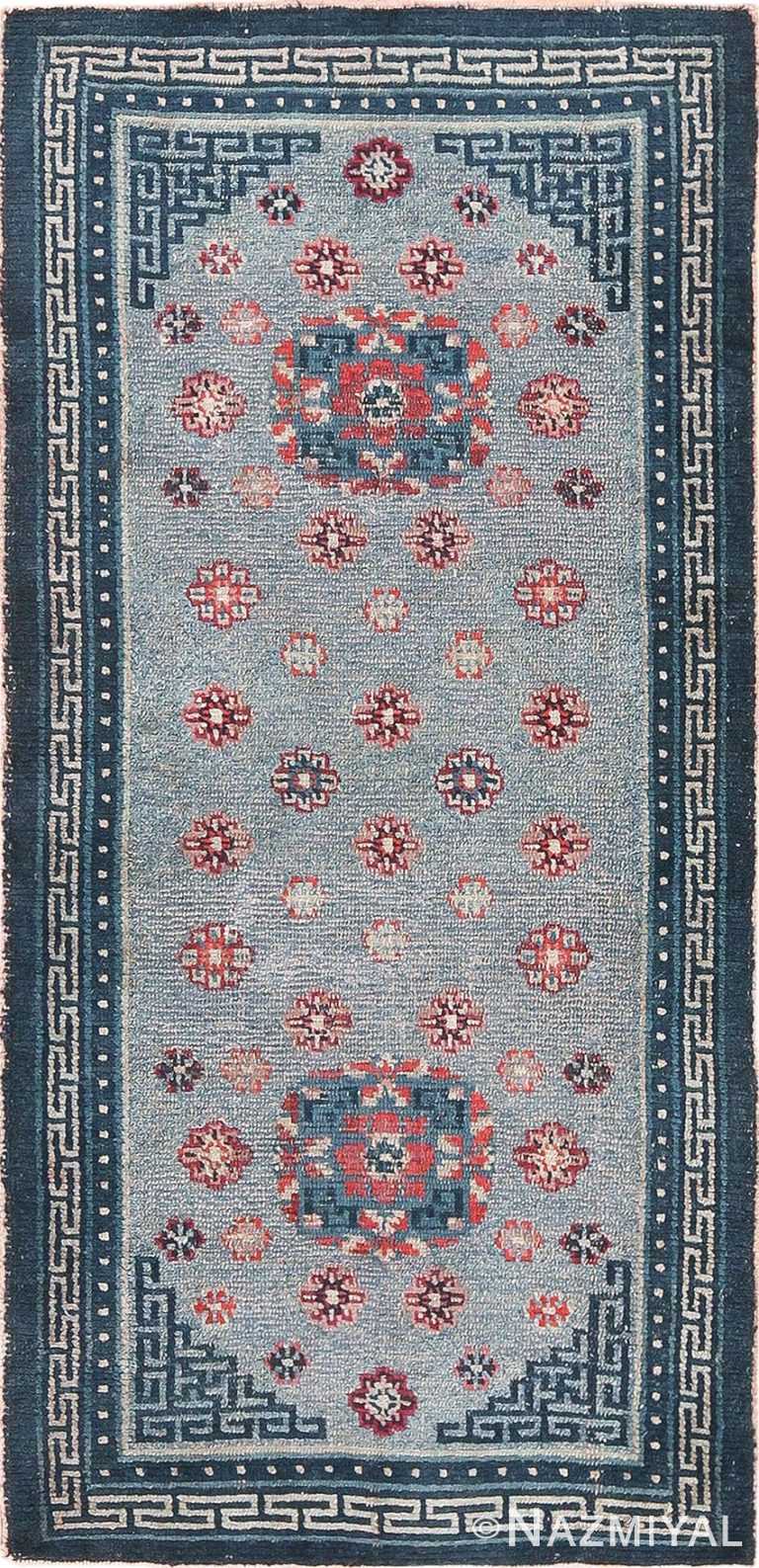 Small Scatter Size Antique Tibetan Rug 49796 - Nazmiyal