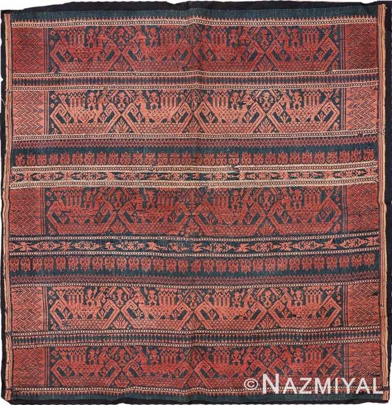 Small Size Antique Tribal African Textile 49780 - Nazmiyal