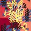 Vintage American Henri Matisse Mimosa Rug 49809 - Nazmiyal