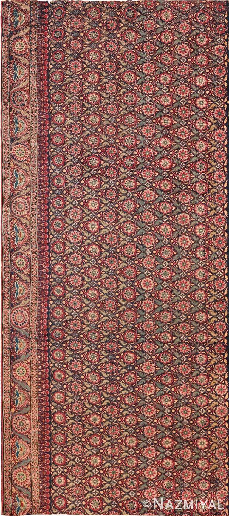 18th Century Indian Embroidery Textile 40364 Nazmiyal