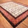 Ivory Room Size Antique Indian Agra Carpet #49959 - Nazmiyal