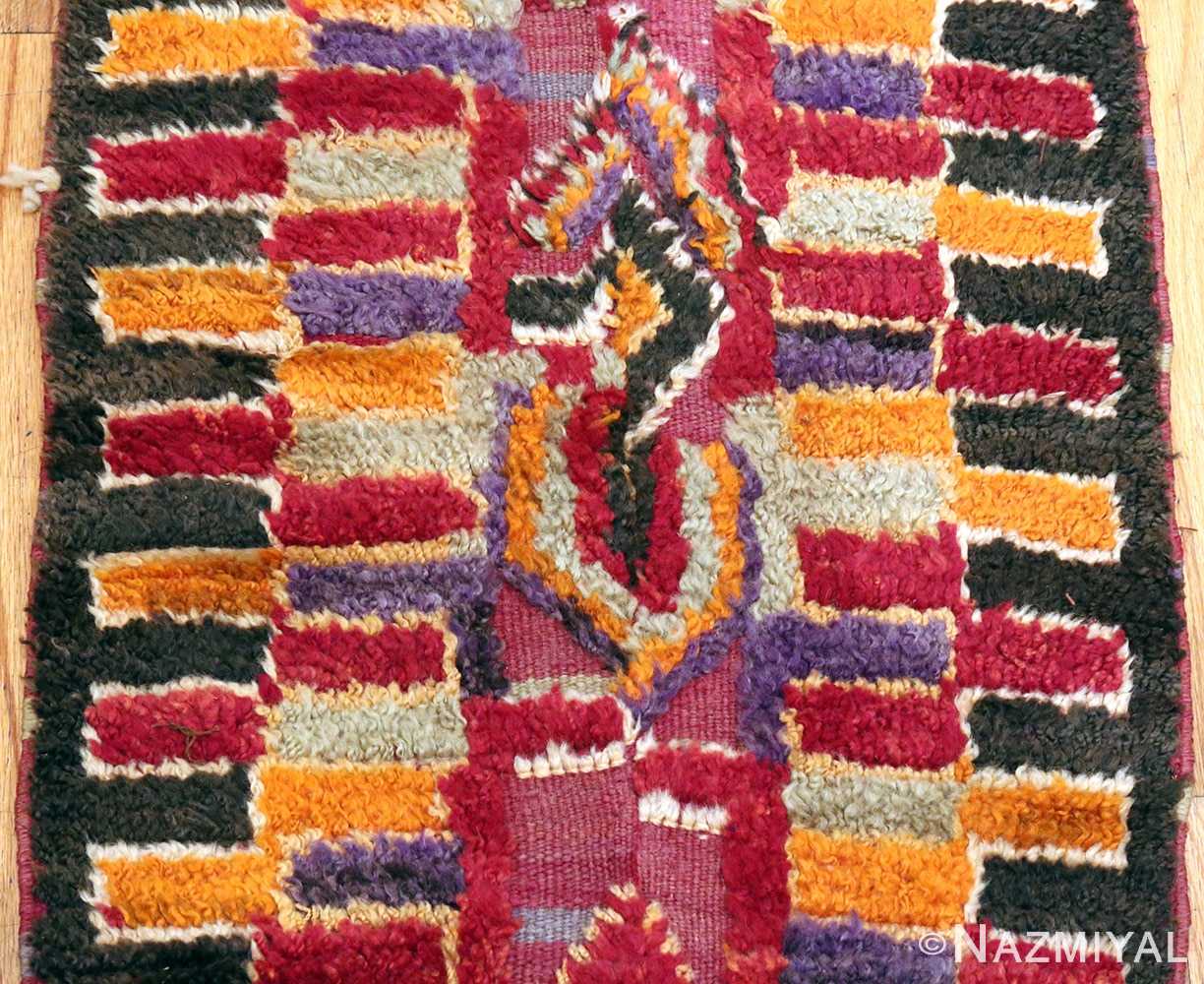 Funky Purple Vintage Moroccan Runner Rug #49942 from nazmiyal Antique Rugs in NYC