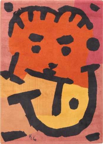 Vintage Paul Klee Artist Rug 70005 by Nazmiyal Antique Rugs