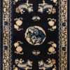 Picture of the Small Antique Foo Dog Chinese Rug #70039 from Nazmiyal Antique Rugs in NYC