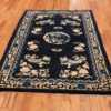Image of Small Antique Peking Foo Dog Chinese Rug #70039 from the collection of Nazmiyal Antique Rugs NYC