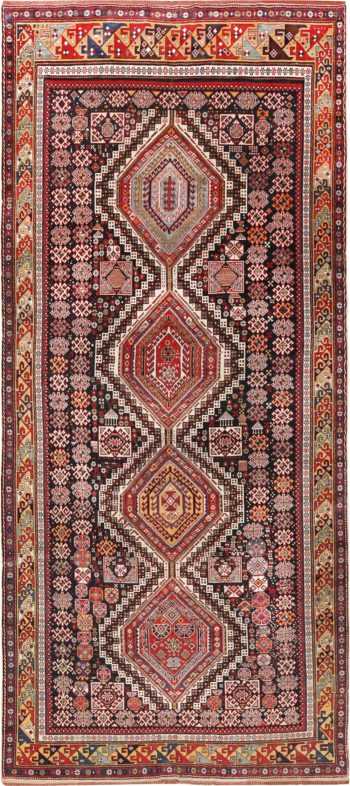 Picture of the Tribal Collectible Antique Caucasian Shirvan Rug #70038 from Nazmiyal Antique Rugs in NYC