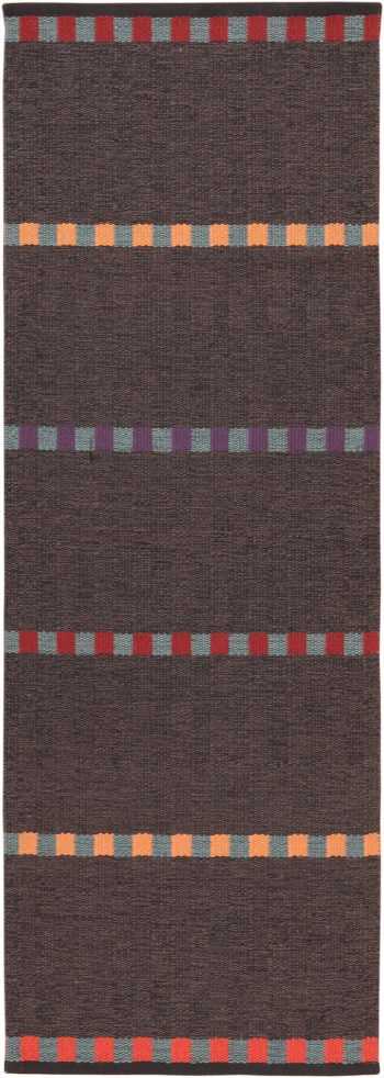 Picture of Vintage Swedish Gunilla Lagerhem Ullberg Kilim Runner #70048 from the collection of Nazmiyal Antique Rugs NYC