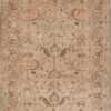 Picture of a Light Blue and Brown Antique Persian Khorassan Rug #49631 from Nazmiyal Antique Rugs in NYC