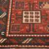 Picture of the Corner of Tribal Antique Caucasian Karachopf Rug #70049 From Nazmiyal Antique Rugs In NYC