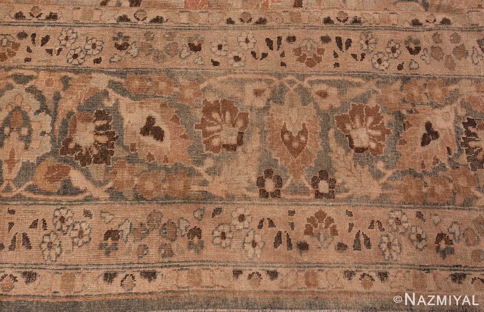 Picture of the Border of Antique Persian Khorassan Rug #49631 from Nazmiyal Antique Rugs in NYC