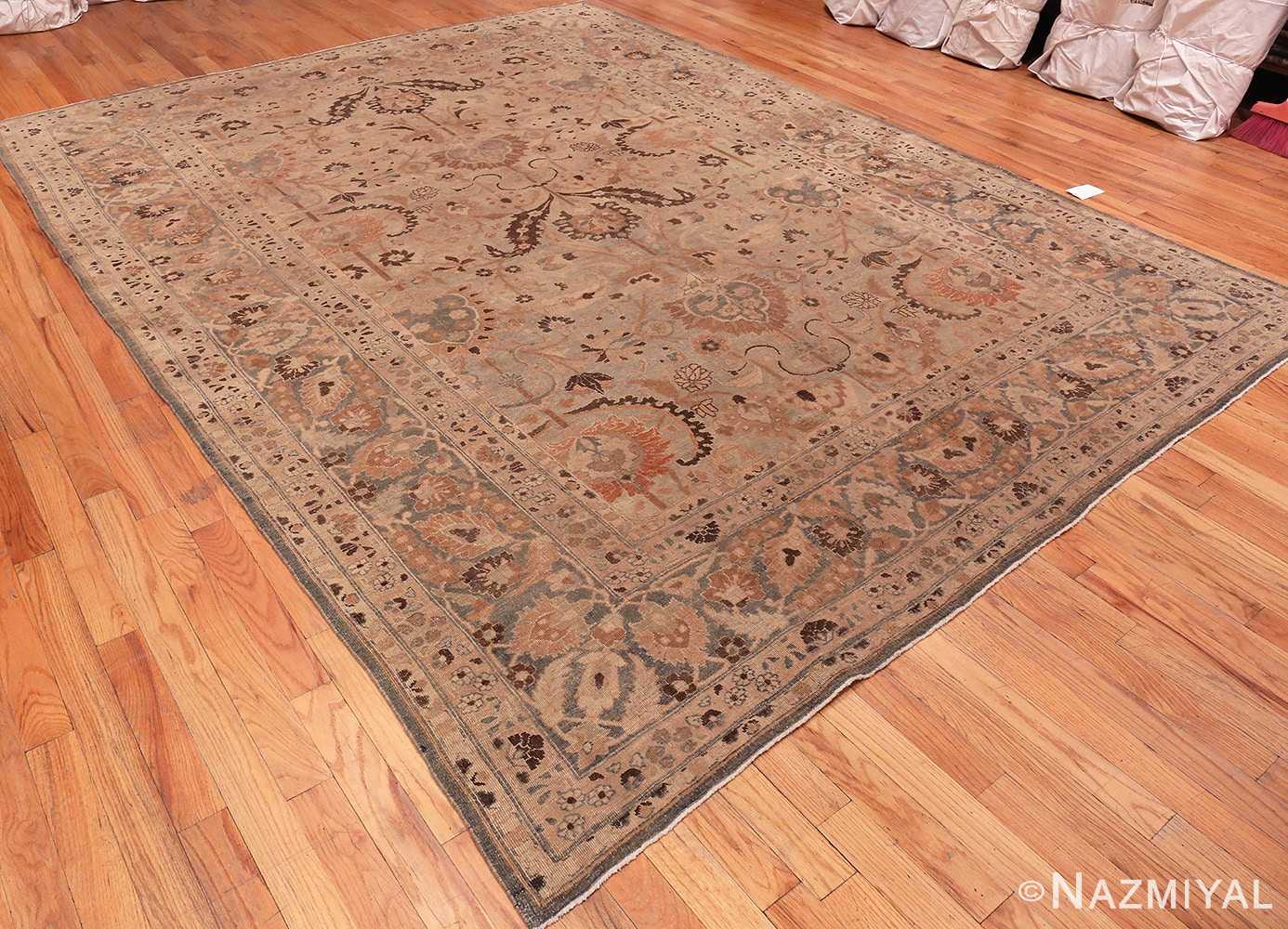 Overall Picture from the side of Antique Persian Khorassan Rug #49631 from Nazmiyal Antique Rugs in NYC